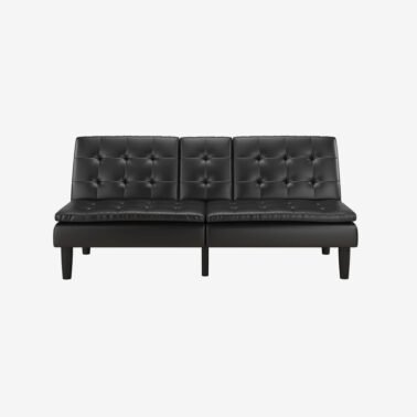 Modern Faux Leather Sofa