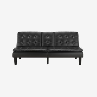 Modern Faux Leather Sofa